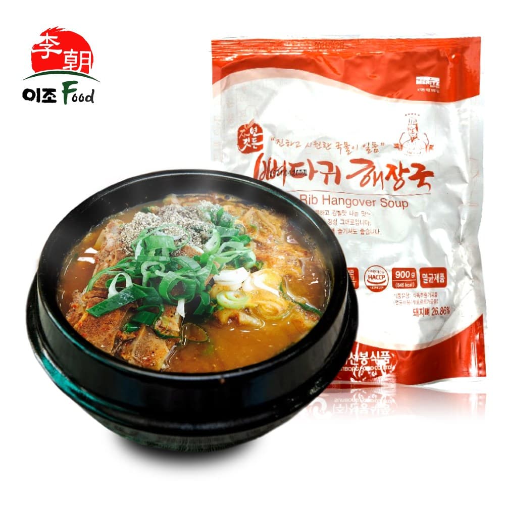 뼈해장국 선봉 자연깃든 뼈다귀해장국 실온보관 간편 즉석 900g 1개