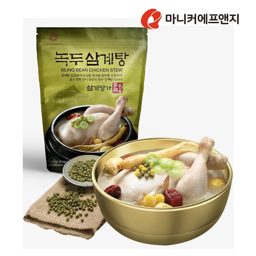 마니커F&G 녹두삼계탕(냉장) 900g 1개