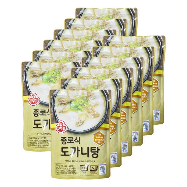 오뚜기 오뚜기 종로식 도가니탕 500g 12개 즉석국 탕 간편식