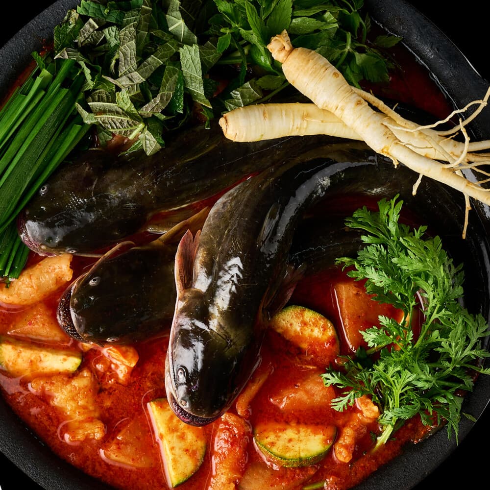 팔팔 인삼 메기 매운탕 밀키트 소 2인분 가족 소모임 차박 간편안주 여행요리