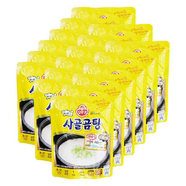 오뚜기 오뚜기 옛날 사골곰탕 350g18개 즉석국 즉석탕 간편식