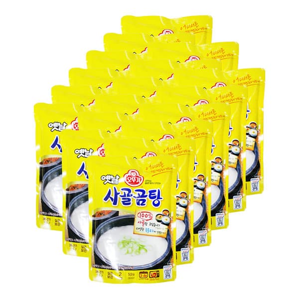 오뚜기 오뚜기 옛날 사골곰탕 500g18개 즉석국 즉석탕 간편식