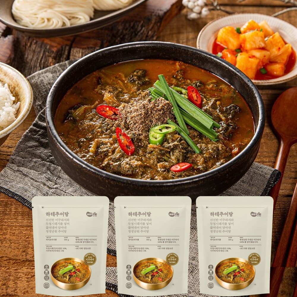 알렌백화점 남원추어탕 500g 국내산 미꾸라지 추어탕맛집 3팩 밀키트 3개