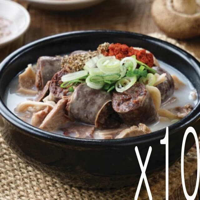 용가마 용가마 토종 순대국(특) 밀키트 700g-10개 순대 돼지 국밥