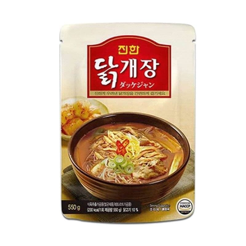 닭개장 550g 1개 닭계장 캠핑음식 얼큰 진한국물 밀키트 간편식 육계장