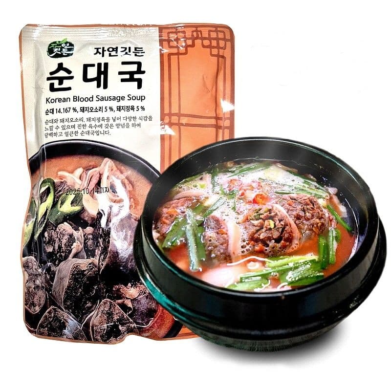 순대국 600g 밀키트 순대국밥 해장국 음식 캠핑 집들이 재료