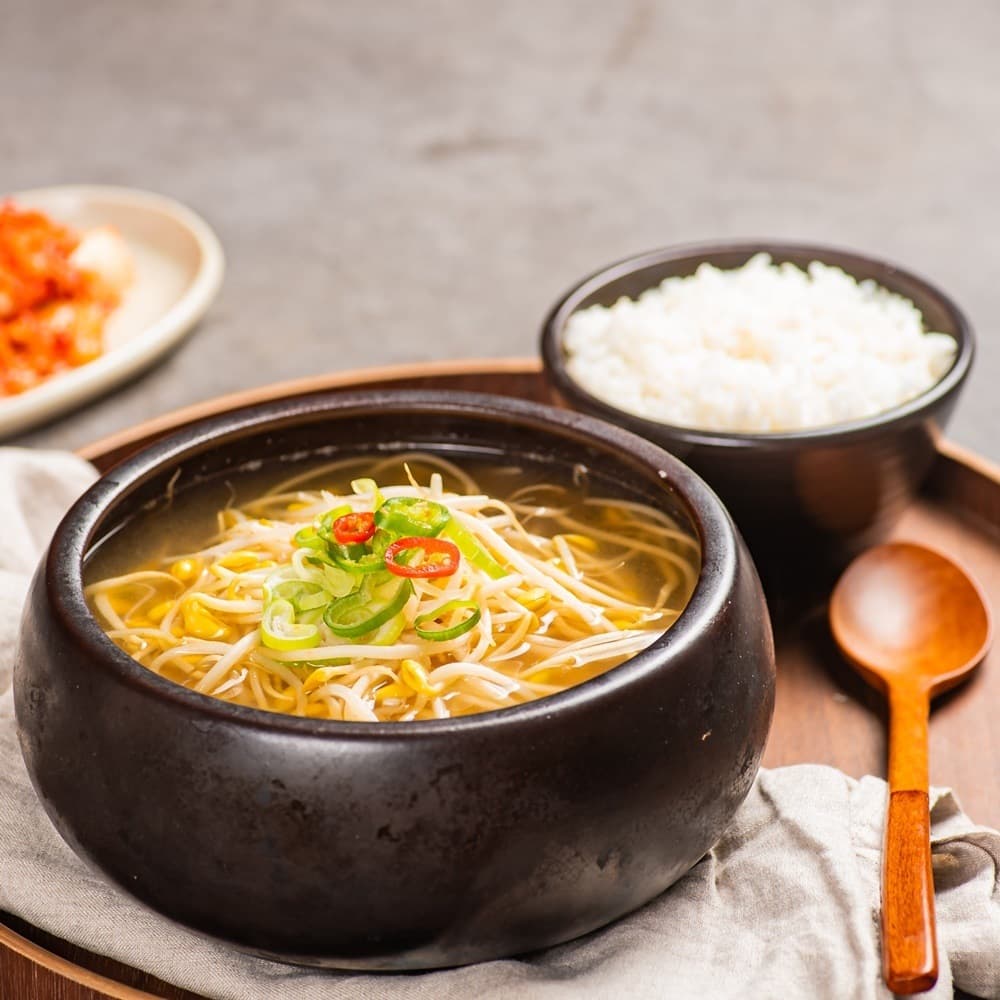 콩나물해장국 3인분 콩나물국밥 콩나물국 캠핑밀키트 캠핑국 아침국 아이국