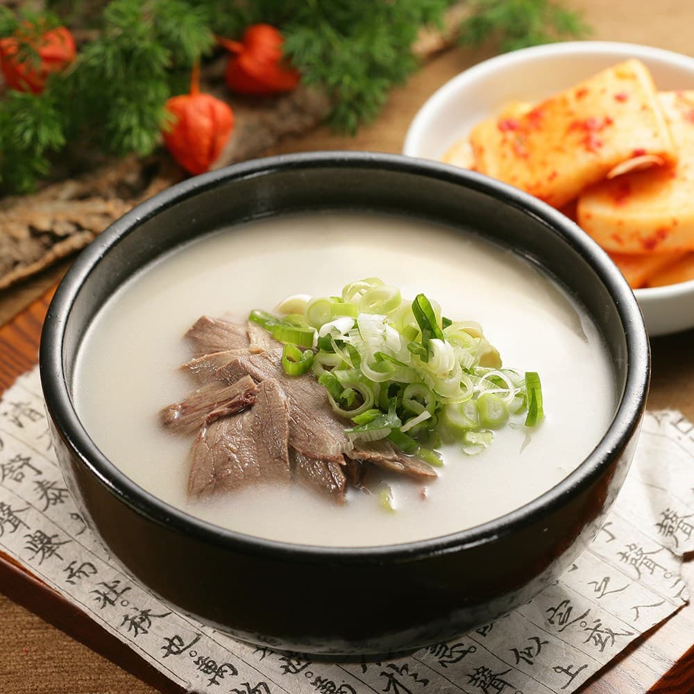 정통 가마솥으로 푹 끓인 진설렁탕 밀키트 국밥 영양 보양식 3개 600g