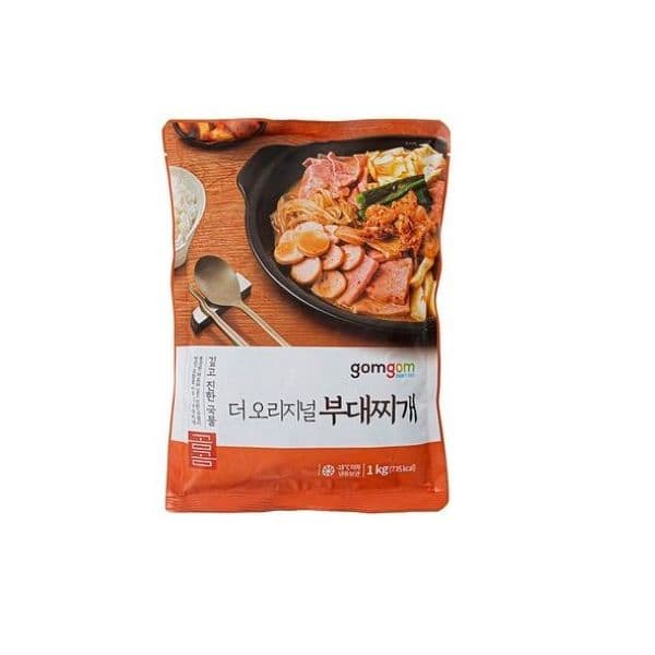 곰곰 더오리지널 냉동 부대찌개 밀키트 캠핑 홈파티용 1kg