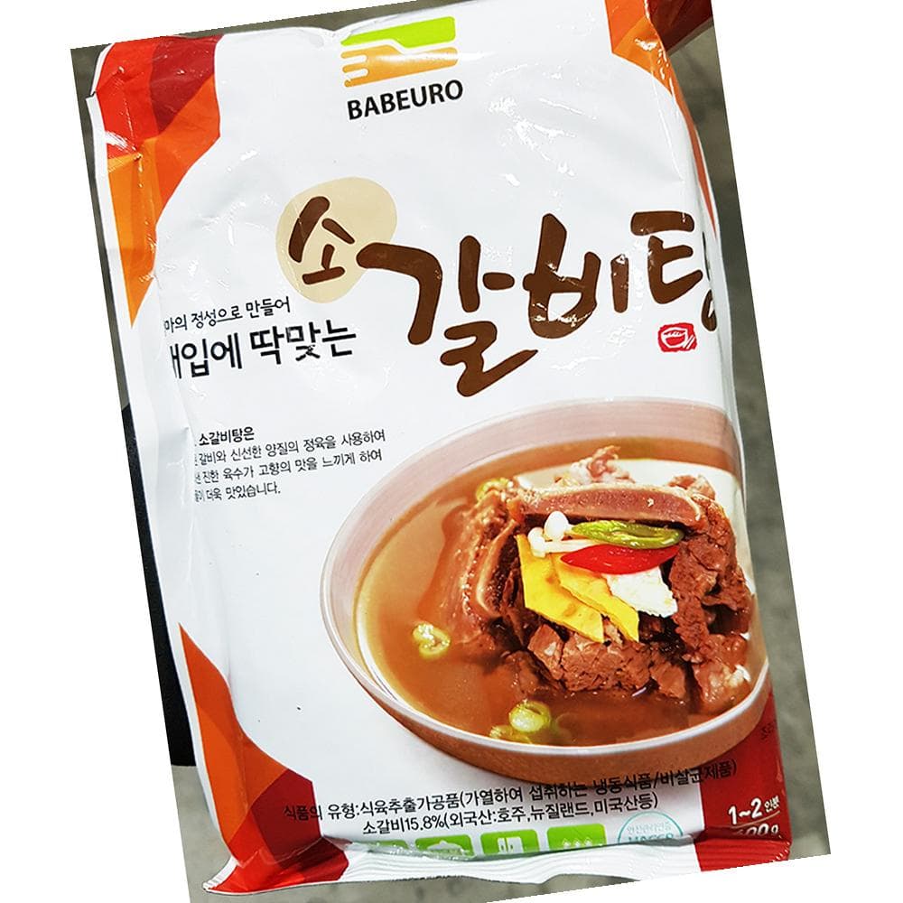 가정 식당용 밀키트 갈비탕(태양식품 냉동 600g) X5