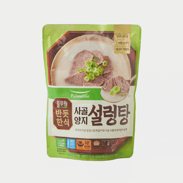 풀무원 반듯한식사골양지설렁탕 500g 2개 밀키트 캠핑 저녁 집들이