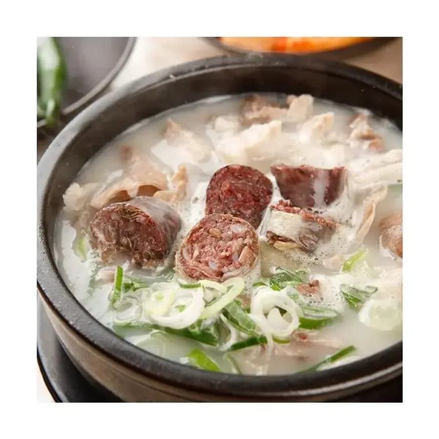 진한 순대국밥 간편식 냉동 국밥 밀키트 혼밥 안주 사골 국물 5팩