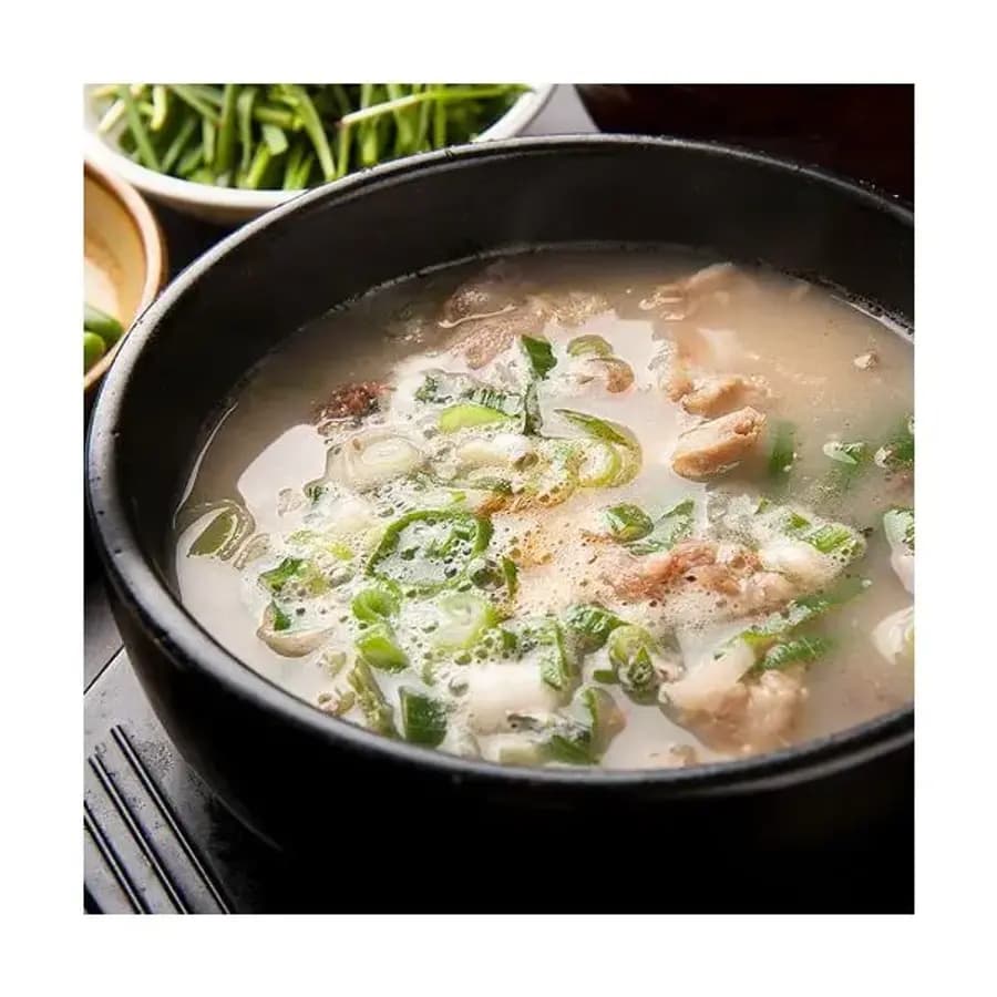 담백한 돼지국밥 간편식 냉동 국밥 밀키트 혼밥 안주 사골 육수 5팩