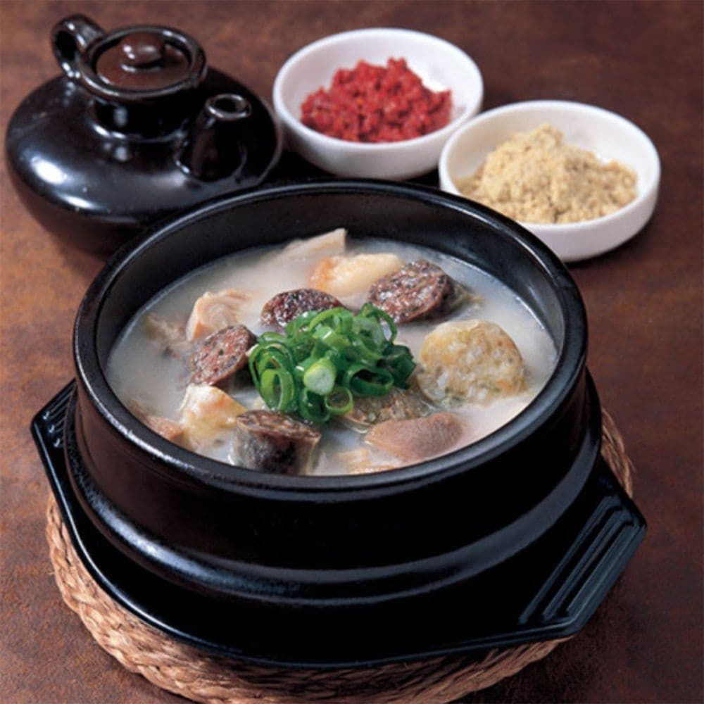 ALOHA-STORE 해드림 순대돼지국밥 1.25KG X 2개 순대국밥밀키트 해드림순대돼지국밥 순대국