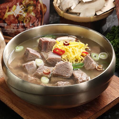 산똘배 순살 갈비탕 800gx6팩 뼈없는 간편식 국밥 찌개