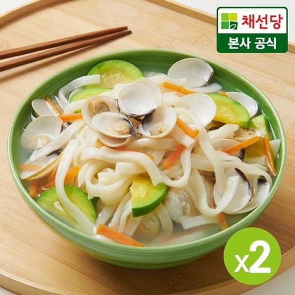 채선당 백합칼국수 밀키트 990gx2세트