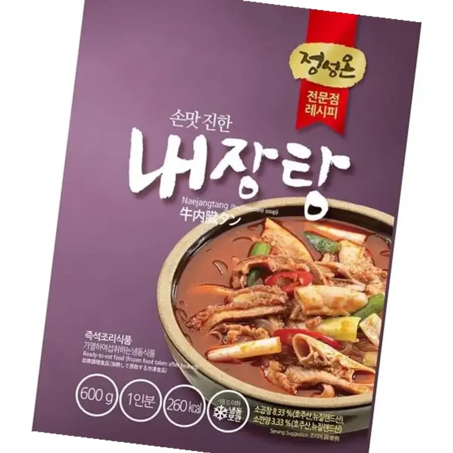 가공식품 내장탕(초원 즉석탕 간편식 내장 내장탕맛집 600g)X5