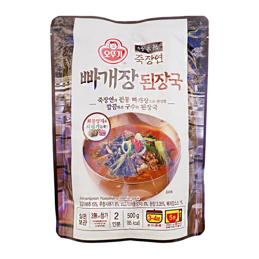 오뚜기 죽장연 빠개장 된장국 500g 1개 즉석국 즉석탕 간편식