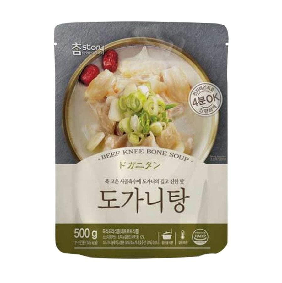 즉석식품 간편식 밀키트 참스토리 도가니탕 500g 4팩 꼬리곰탕 소고기수육