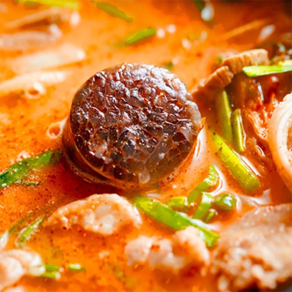 유쎌몰 얼큰순대국밥 150G X 3팩 간편순대국밥 순대국밥밀키트 돼지국밥재료 순대국밥순대