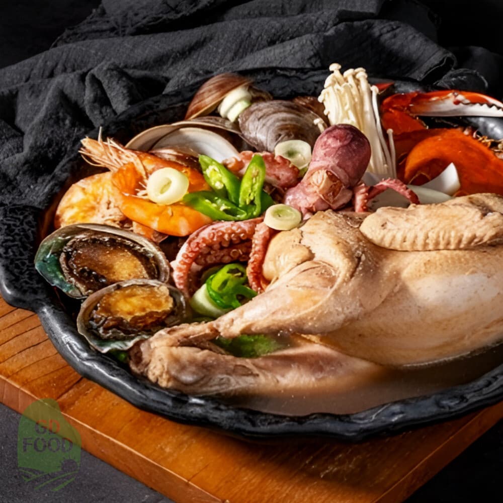 건담농수산 해신탕 맛집 해물삼계탕 2세트 캠핑밀키트 집들이음식 어르신보양식