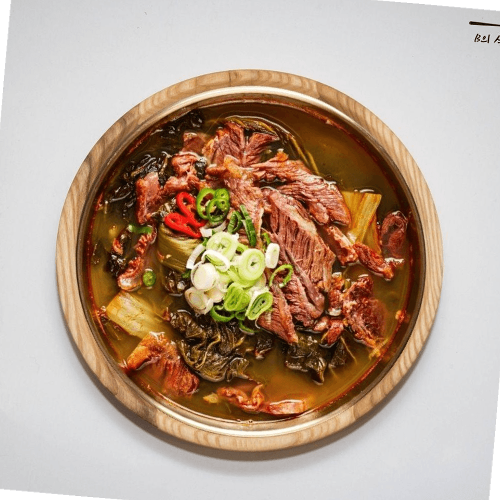 밀키트 B의식탁 얼큰 소고기 국 국밥 해장국 2인분