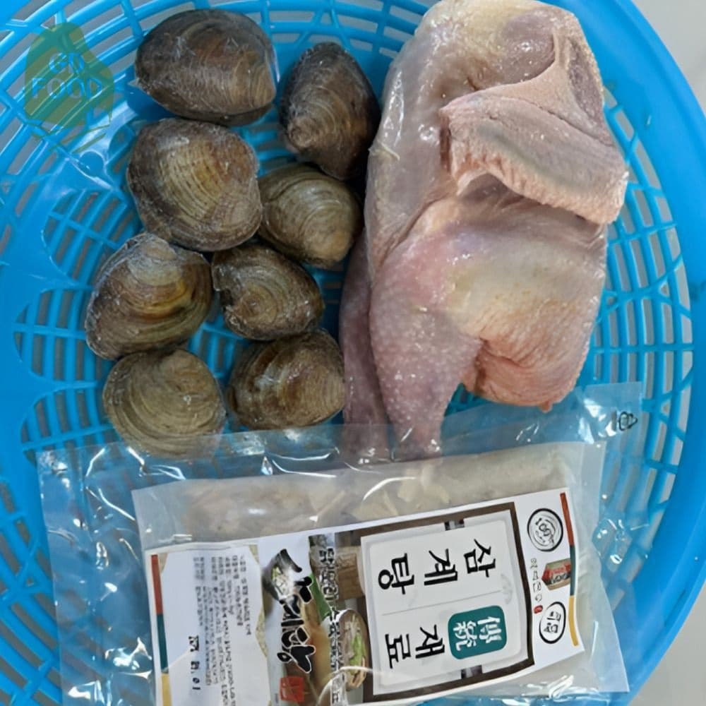 건담농수산 해신탕 해물삼계탕 집들이음식 캠핑밀키트