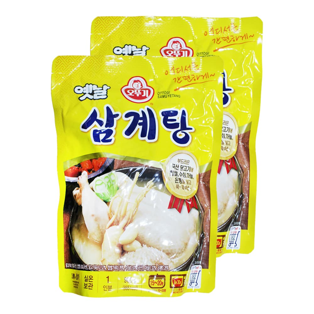 오뚜기 옛날 삼계탕 900g 2개 즉석국 즉석탕 간편식