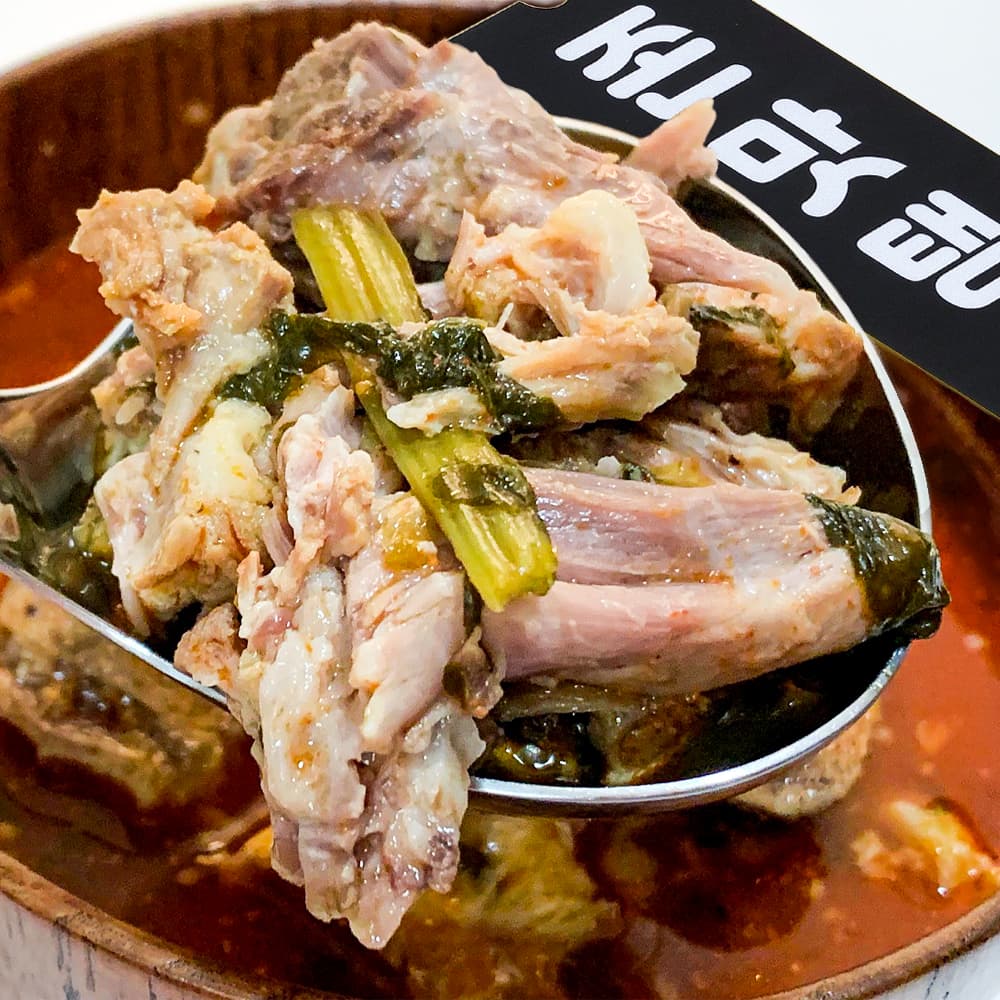시래기 뼈다귀 감자탕 밀키트 3kg 뼈 해장국