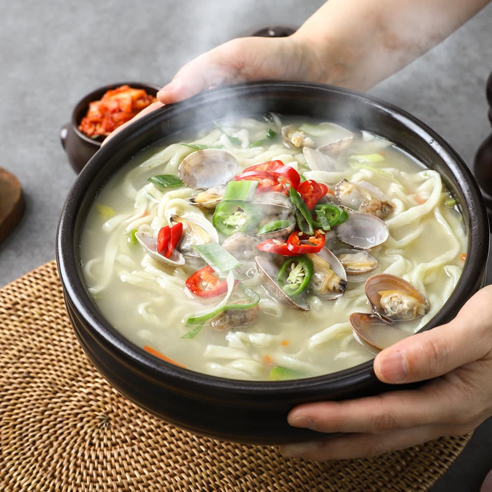 평택맛집 칼국수밀키트 3인분 바지락동죽칼국수
