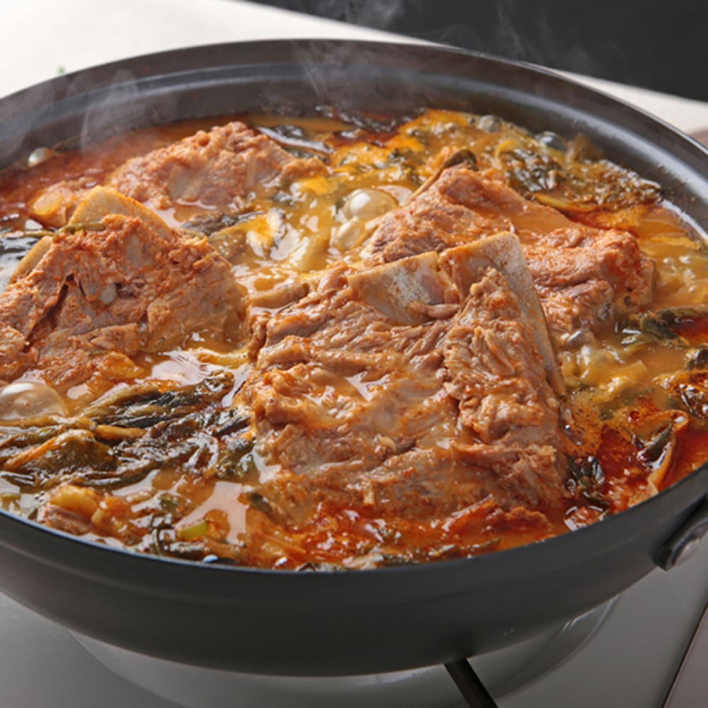 주말엔캠핑 목뼈 우거지 감자탕 밀키트 뼈다귀 해장국 1인분