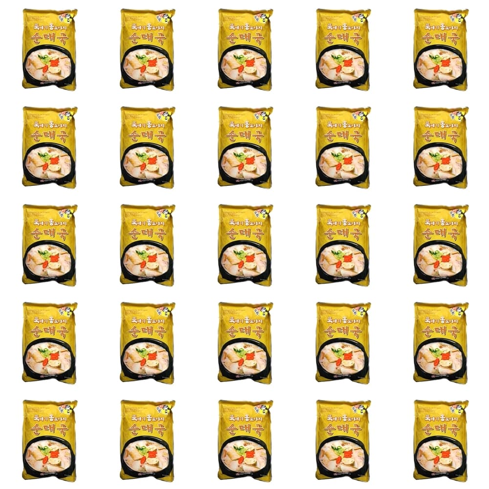 냉동 순대국 순대국밥 밀키트 순댓국 순댓국밥 600g 25개