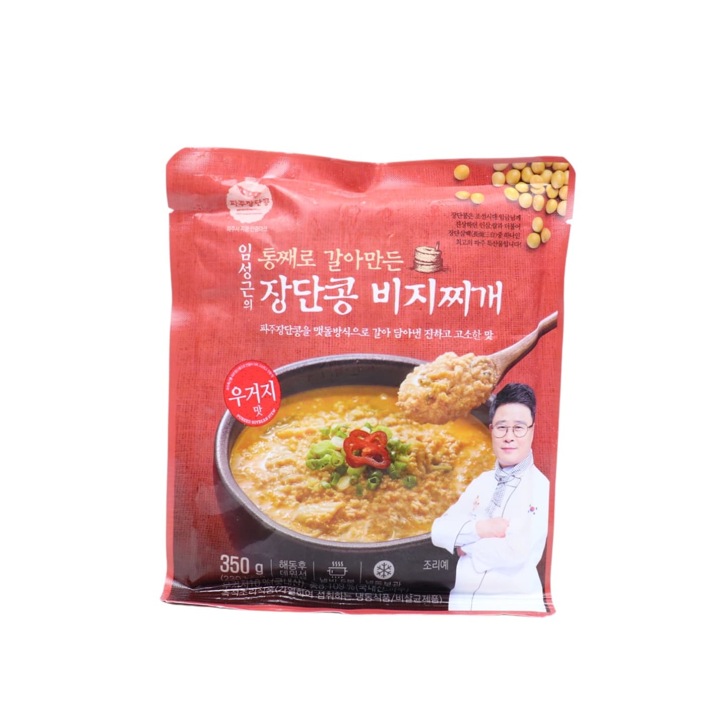 [홈쇼핑] 임성근 콩비지찌개 우거지맛 350g x 8팩 밀키트 저염식 다이어트 혼밥 간편식