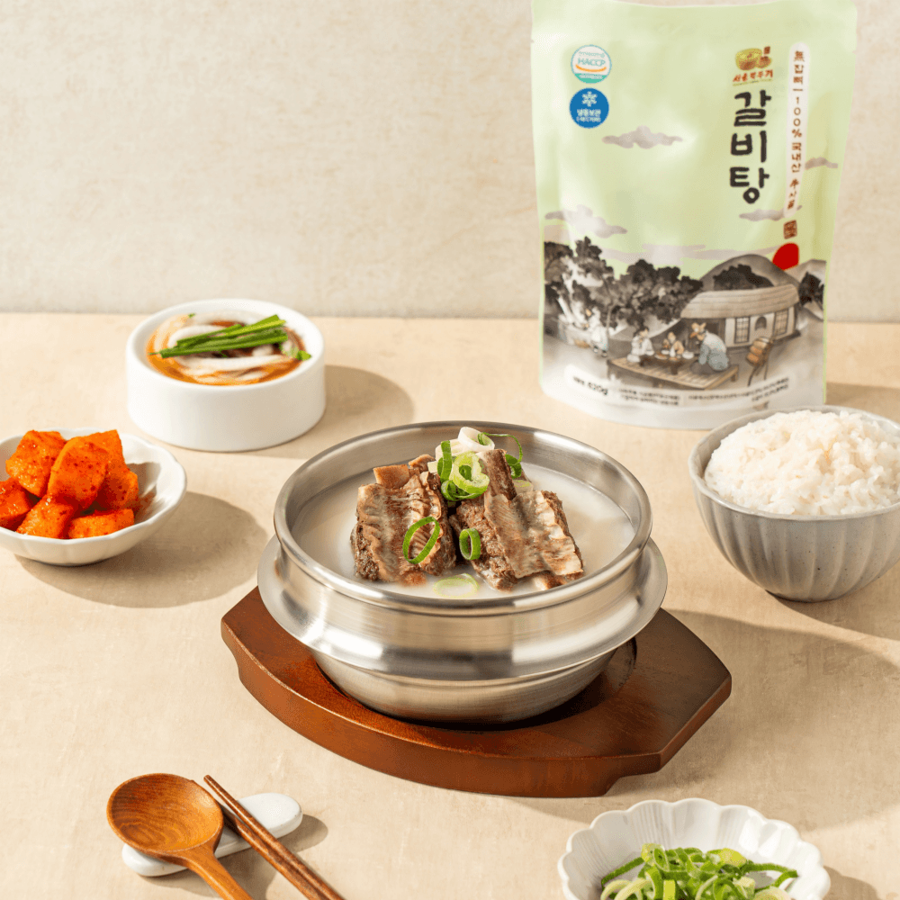 [서울깍두기] 갈비탕 한우 사골 몸보신 곰탕 밀키트 620g