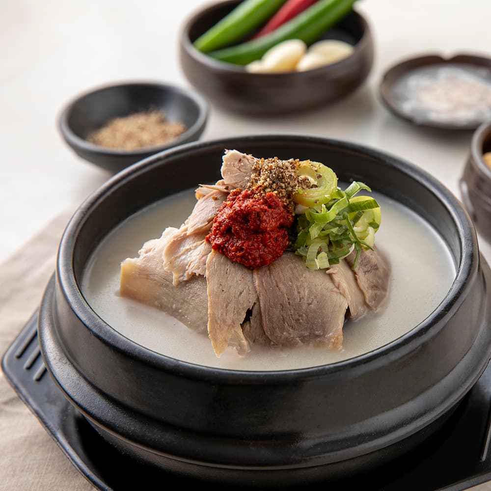 [양산남부시장맛집]국내산 돼지뼈로 24시간 진하게 끓인 돼지국밥 밀키트 3인용