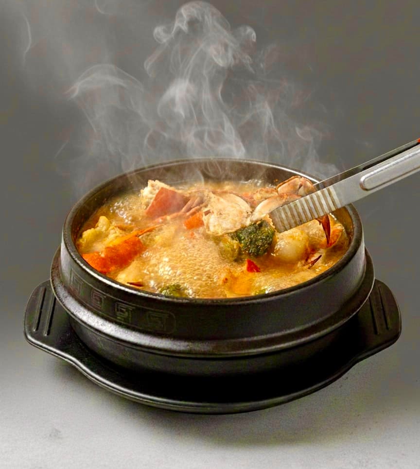 통나무집사람들 게국지 밀키트 택배 2-3인분 캠핑용 꽃게탕