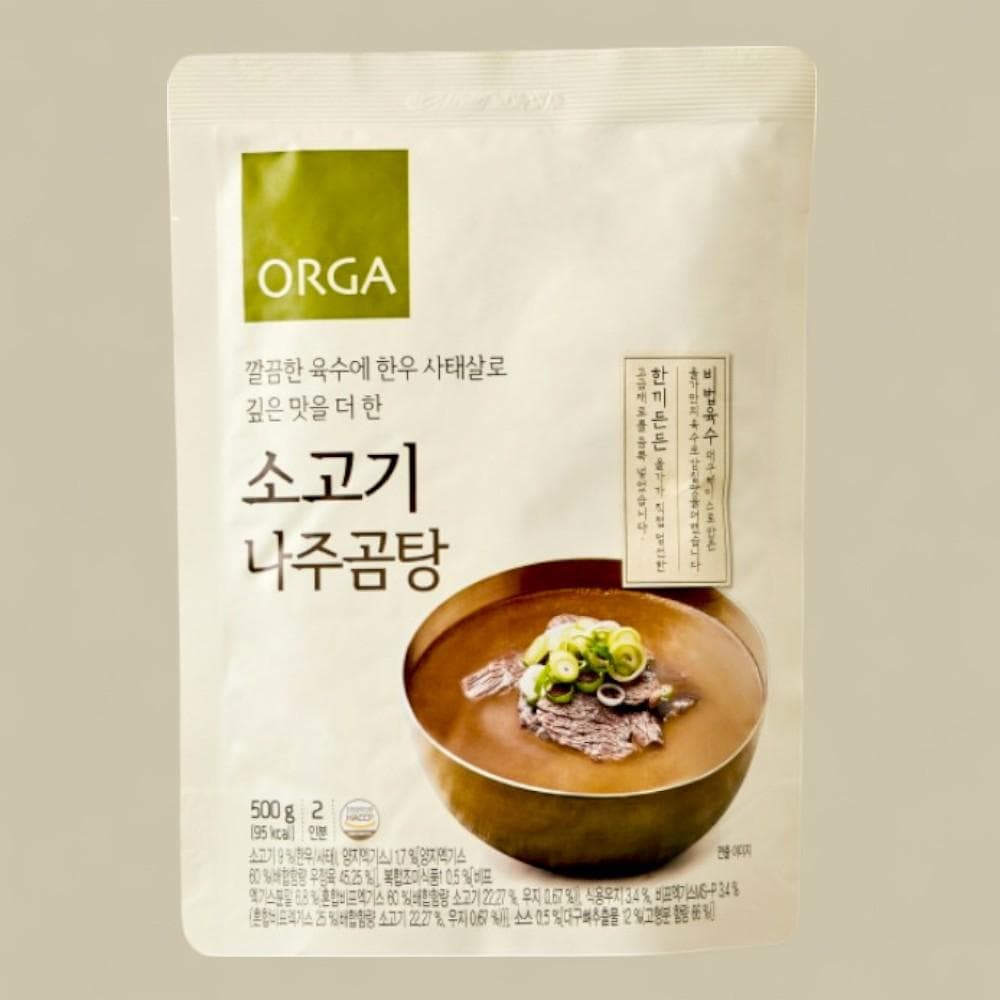 올가 소고기 나주곰탕 일품 밀키트 즉석국 500g
