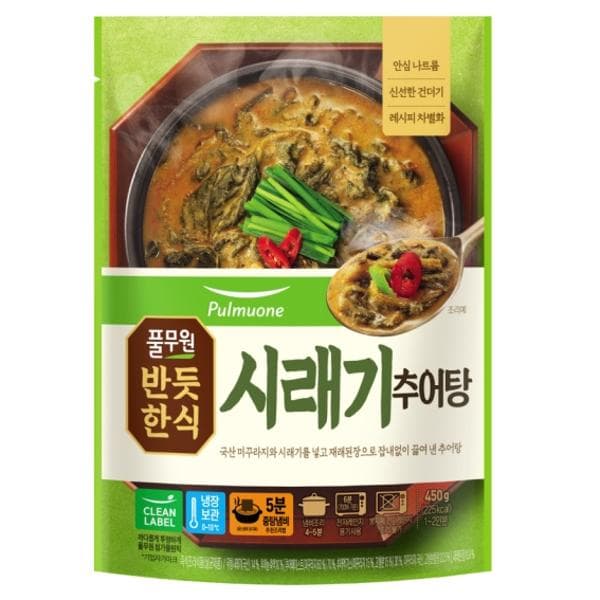풀무원 [반듯한식] 시래기 추어탕 일품 밀키트 즉석국 450g