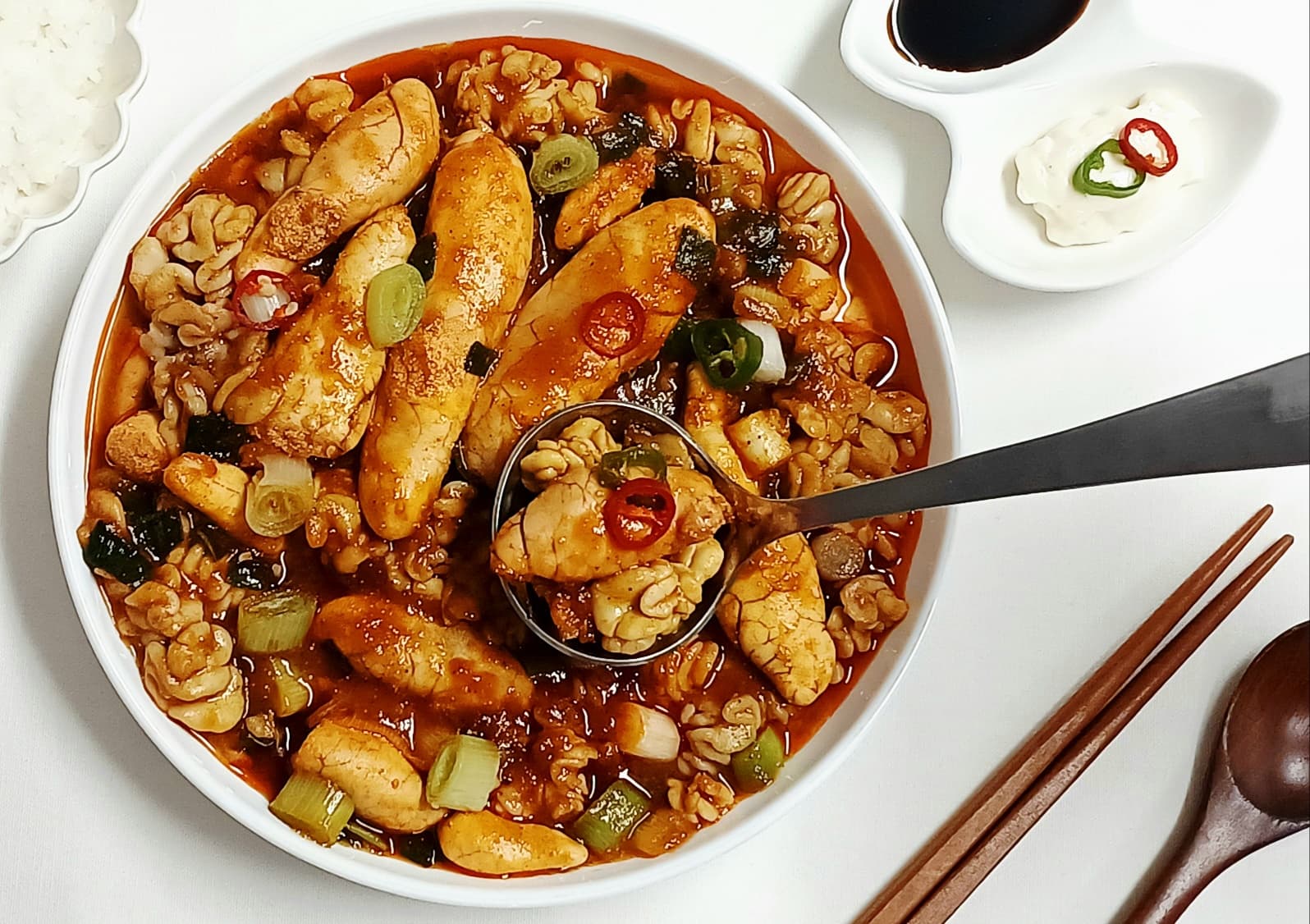 수지본 알곤이볶음 알곤이찜 맛집 캠핑 밀키트 캠핑음식 알탕 술안주 2~3인분