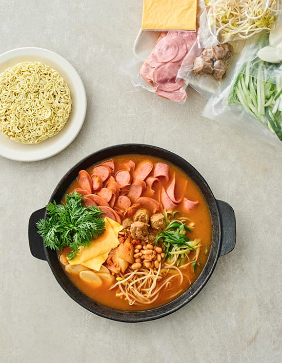 [한팟] 치즈 부대찌개 1858g(냉장)