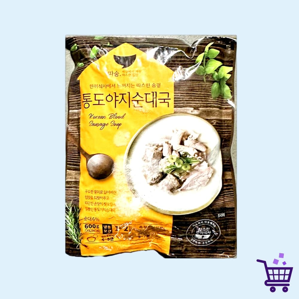 BD 순대국 선미 냉동 600g 20개 순대국밀키트