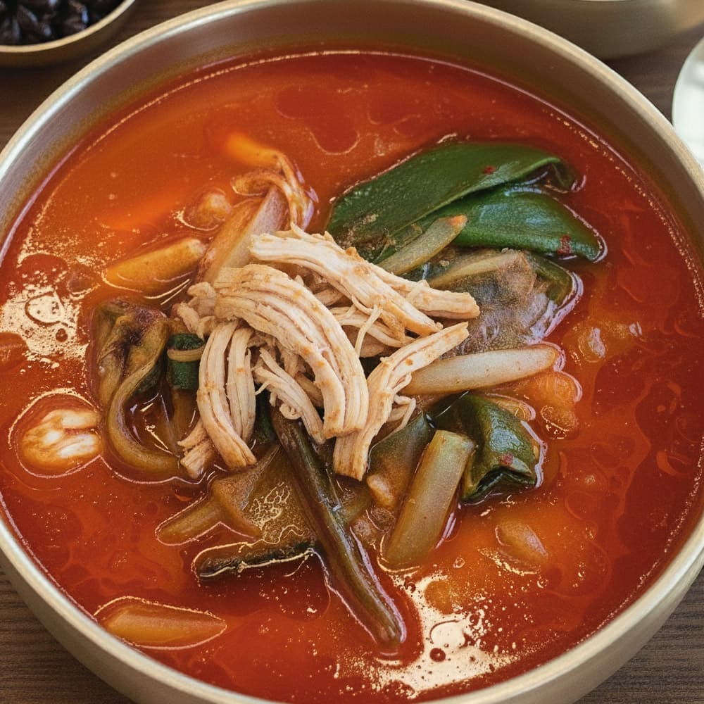 [2인분 1팩] 신서동 프리미엄 닭개장 밀키트 캠핑 국물요리 여행 식사 간편식