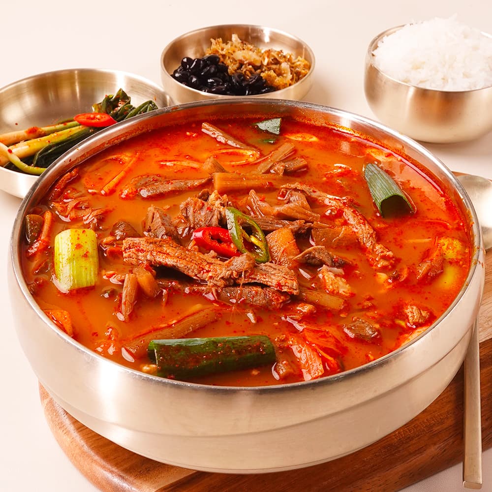 바른육개장 600G 속풀리는 얼큰함 해장 간편식