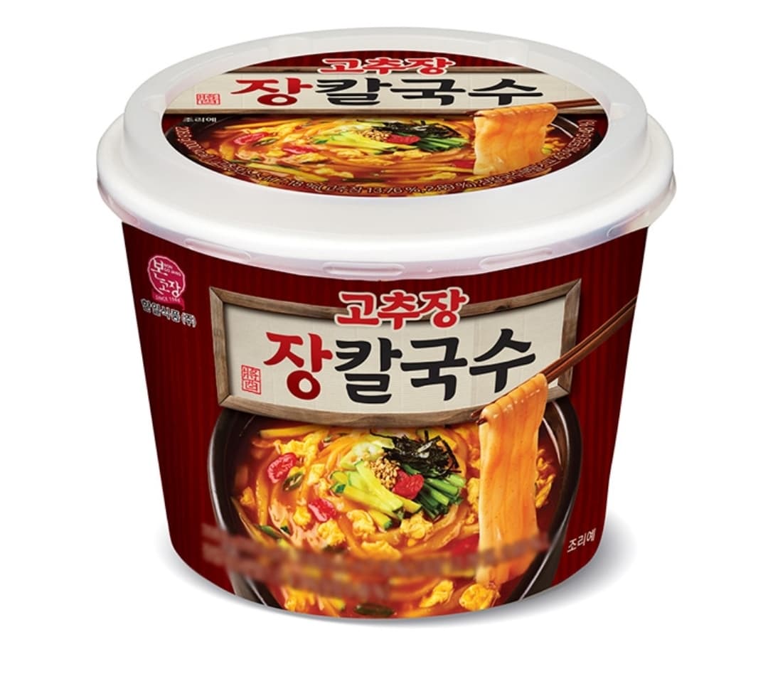 [즉석면] 본고장 고추장 장칼국수 208g X 6개
