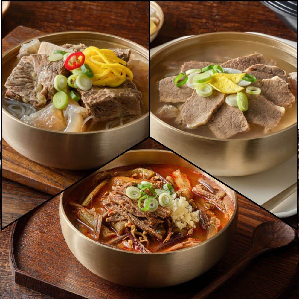 동신관 갈비탕 나주곰탕 육개장 캠핑 밀키트 140g, 8개