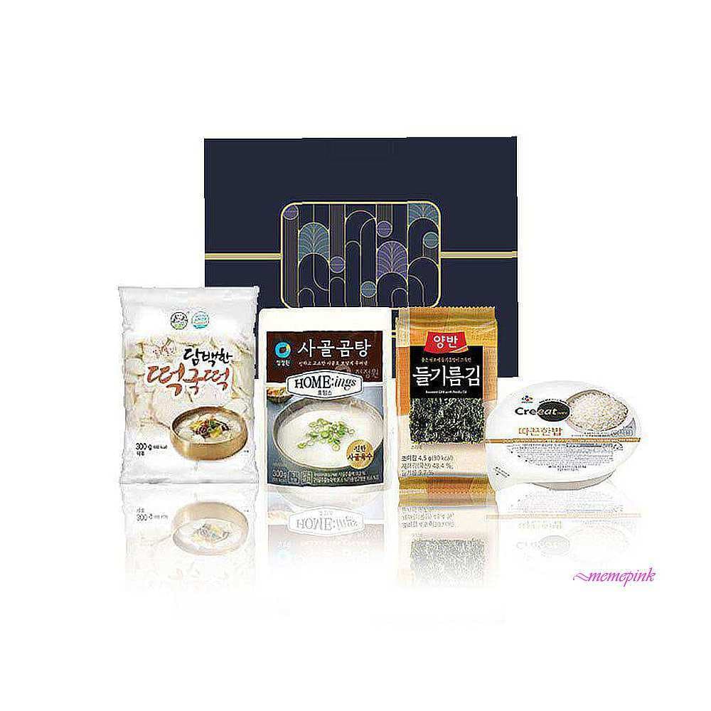 마음을떡국 사골 한상 담은 간편 떡국떡 곰탕 밀키트 간편둘efg071