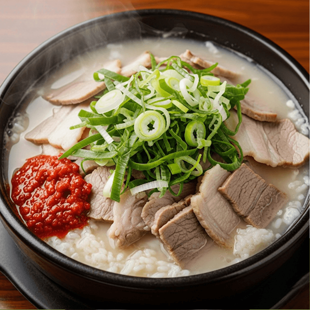 돼지 국밥 고기 많은 냉동 캠핑 밀키트 원팩 택배 삶은 10개