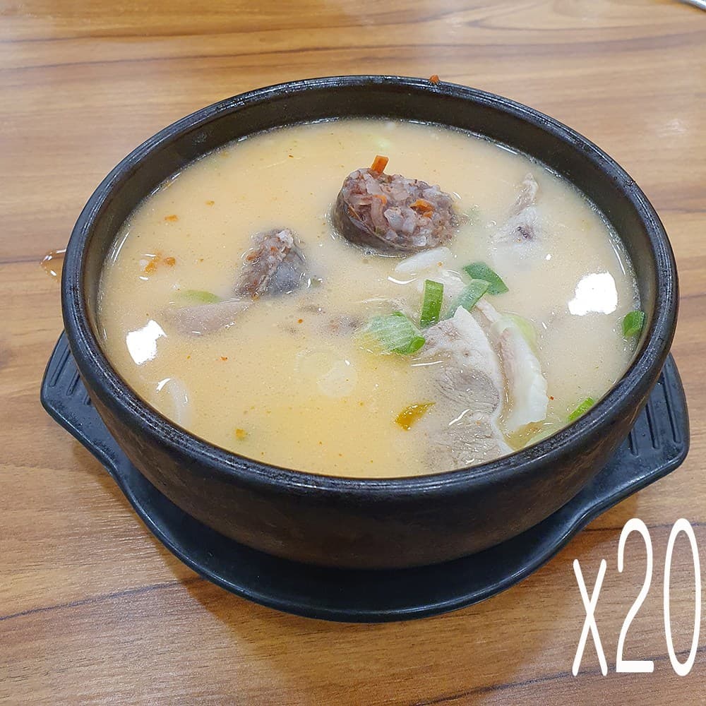 용가마 얼큰 순대국(특) 밀키트 순대 돼지 국밥 20개 700g