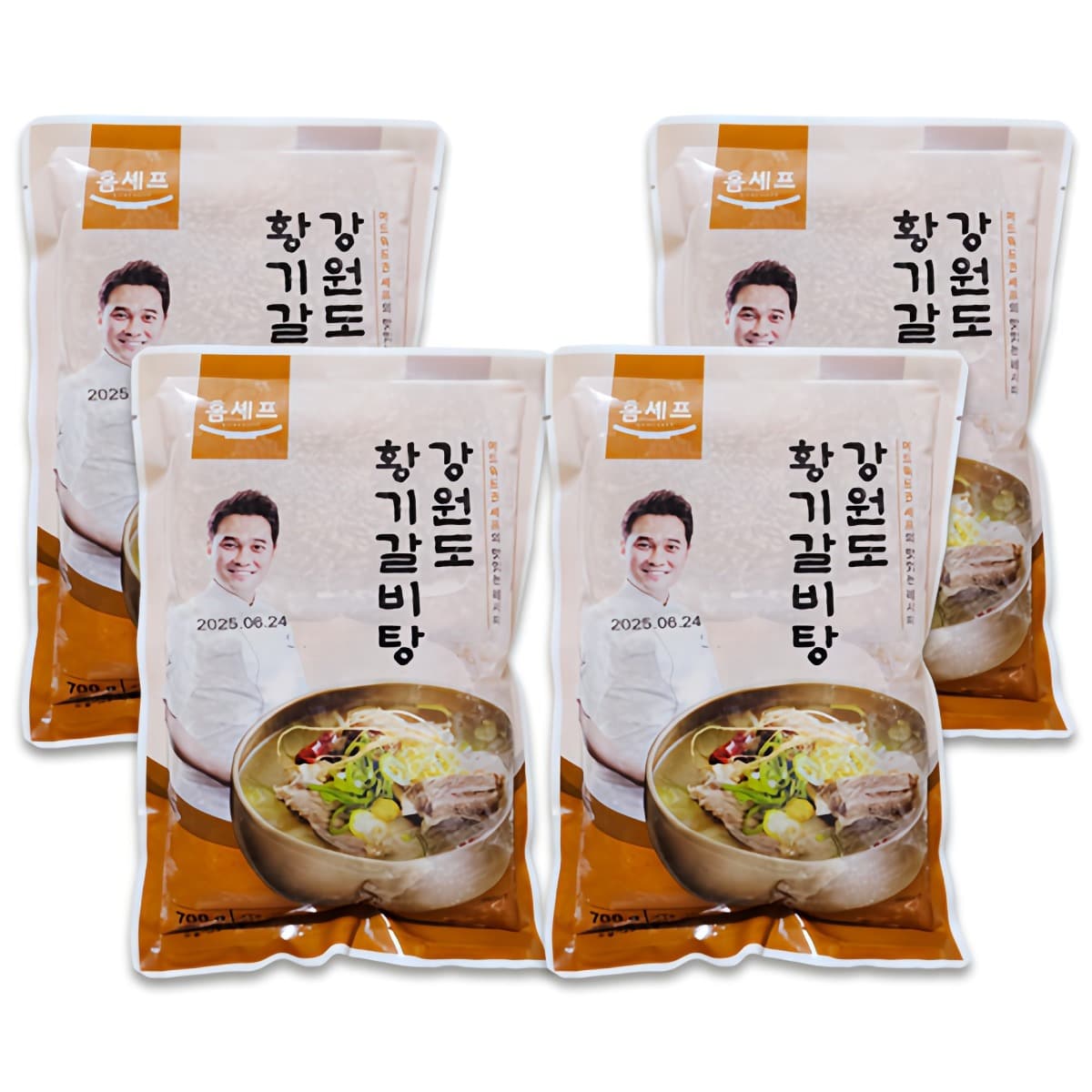 맛있는 즉석탕 에드워드권 셰프 황기 갈비탕 4개 700g