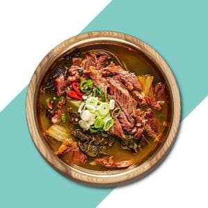 B의식탁 얼큰 소고기 국 국밥 밀키트 해장국 2인분 소고기무국 해장국 밀키트 국밥집